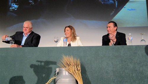 Susana Díaz, en un encuentro de COAG y UPA