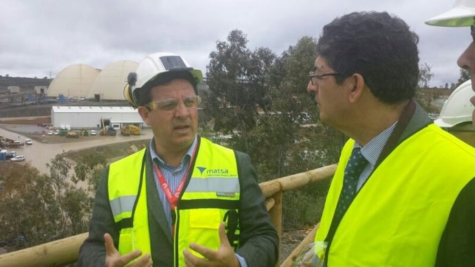 El vicepresidente de la Junta, Diego Valderas, visita Matsa. 