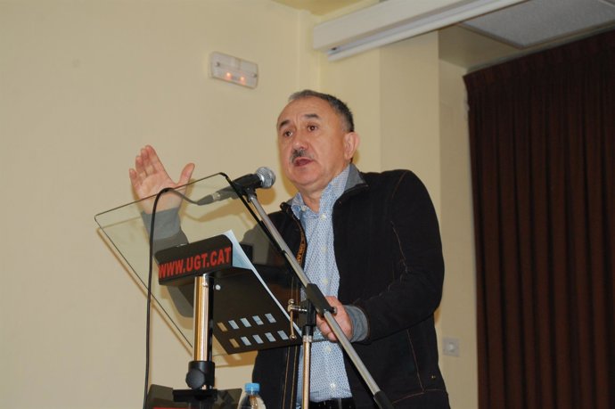 El secr gral de UGT de Catalunya Josep Maria Álvarez