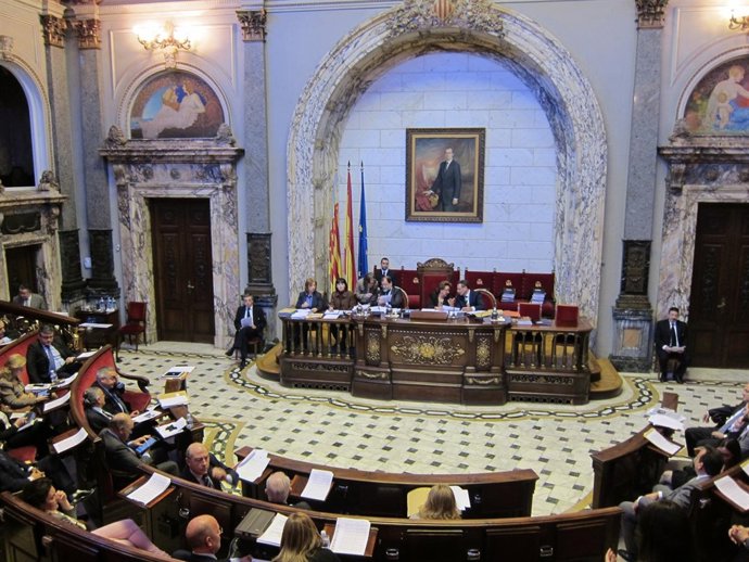 Imagen del pleno municipal del mes de marzo 