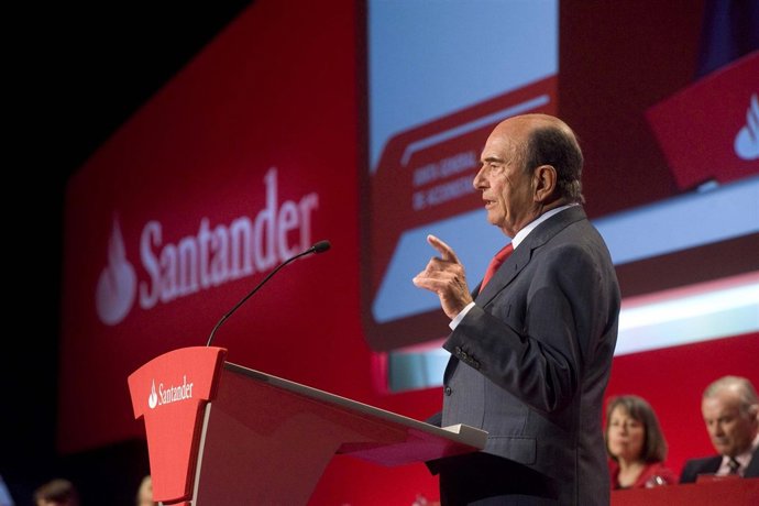 Emilioo Botín, presidente del Banco Santander