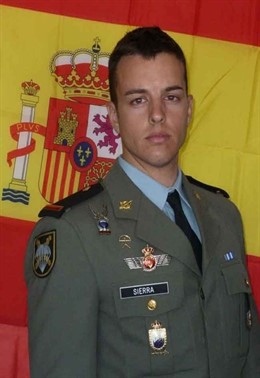 El soldado Antonio García Sierra, fallecido en un ejercicio paracaidista