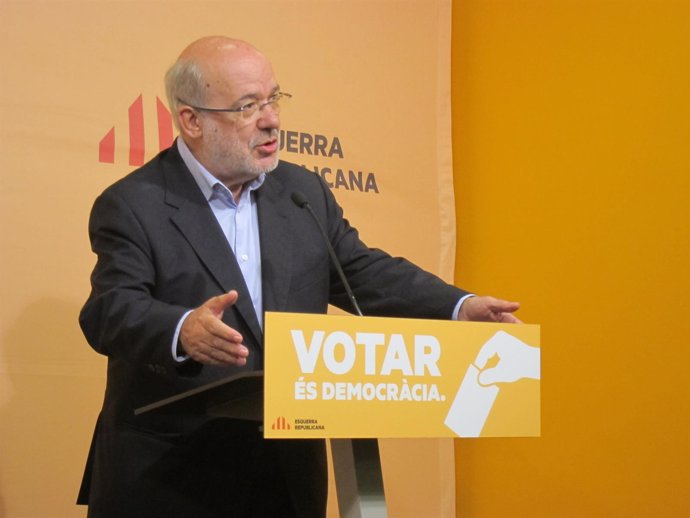 Josep Marria Terricabras en el Consell Nacional de ERC