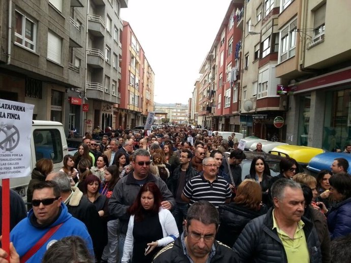 Protesta contra el proyecto de peatonalización en el casco urbano