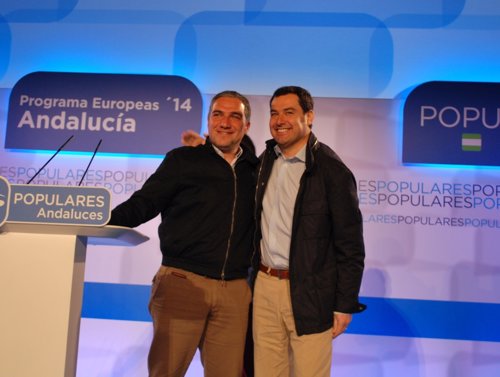 Bendodo y Moreno convención PP europeas