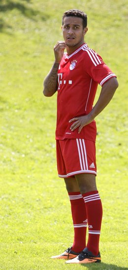 El centrocampista del Bayern Munich Thiago Alcántara