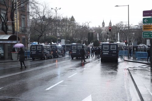 Manifestación contra la monarquía