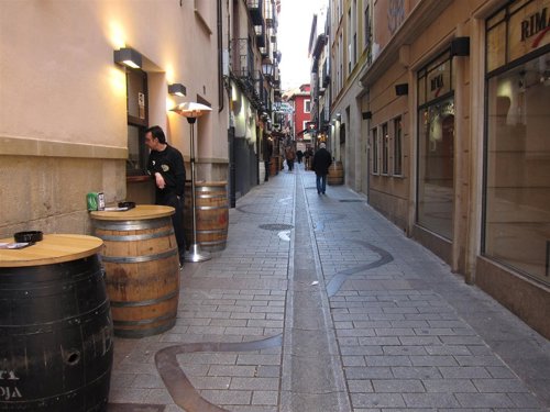 Imagen De La Calle Laurel De Logroño