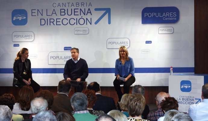 Mazas, Arasti y Martínez en la Convención Regional del PP
