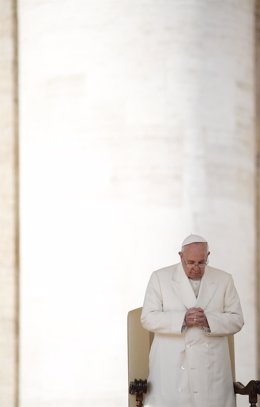 Papa Francisco en Audiencia General del miércoles en San Pedro