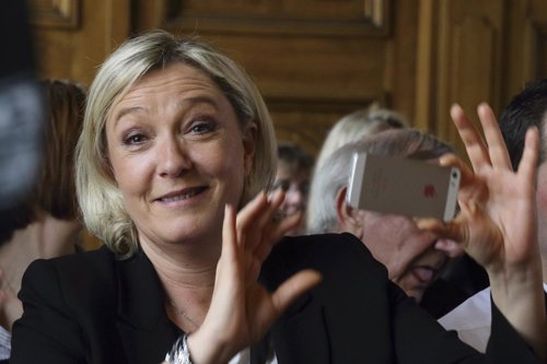 Marine Le Pen en las elecciones de Francia