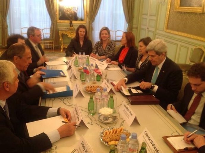 Reunión de Kerry y Lavrov en París