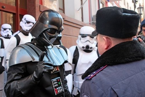 Darth Vader, candidato presidencial ucraniano