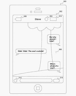Patente de Apple para escribir caminando