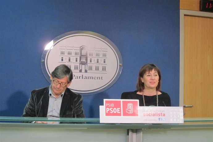 Armengol y Vicenç en rueda de prensa