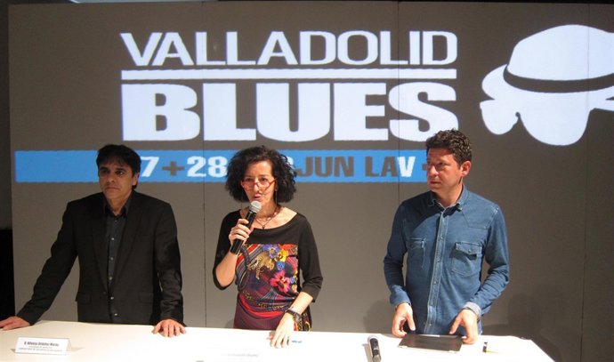 La concejal de Cultura,Mercedes Cantalapiedra presenta el ciclo Valladolid Blues