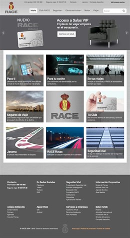 Nueva plataforma web del RACE