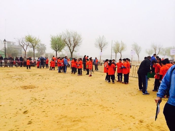 Los escolares participaron en un torneo local. 