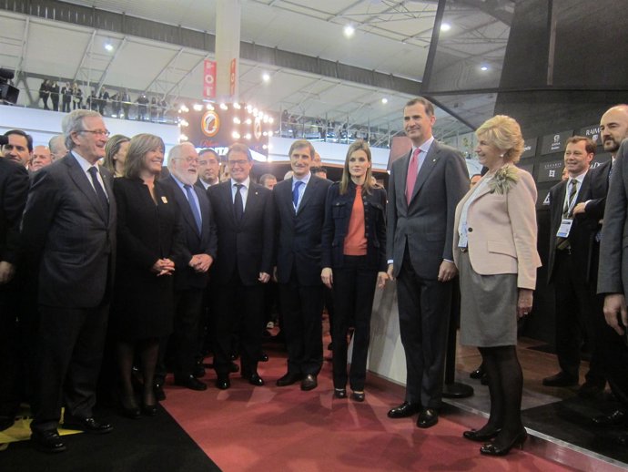 Los Príncipes inauguran Alimentaria 2014