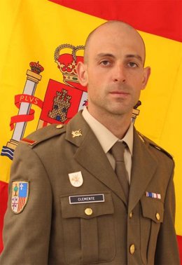 Soldado Clemente Albero, fallecido en accidente de montaña.
