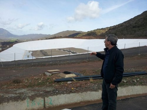 Empiezan las obras de desmantelamiento del antiguo vertedero de Baillín.