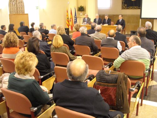 Inauguración de 'La Investigación Agroalimentaria de Aragón'.