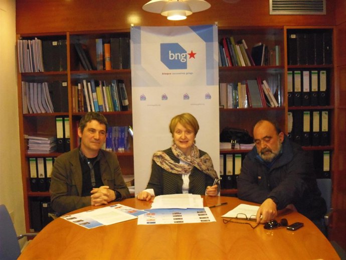 Rueda del BNG en A Coruña sobre flota de cerco.