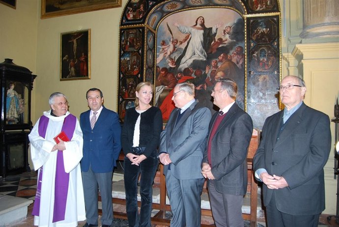 Presentación de lienzos restaurados en la Catedral.