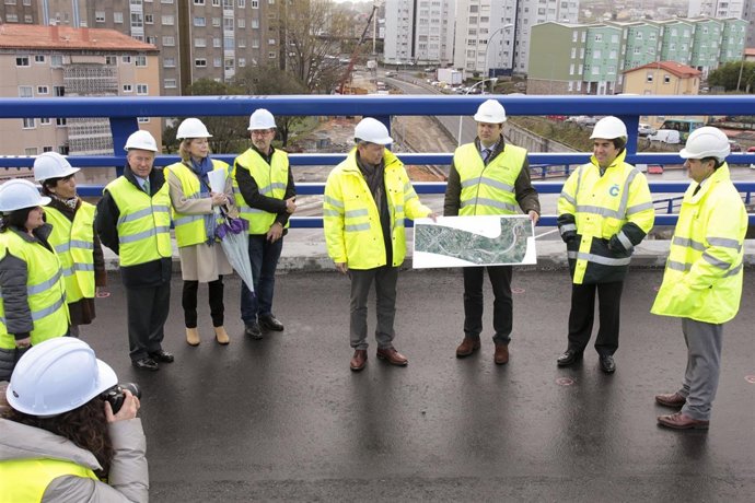 Obras de la Tercera Ronda en A Coruña.