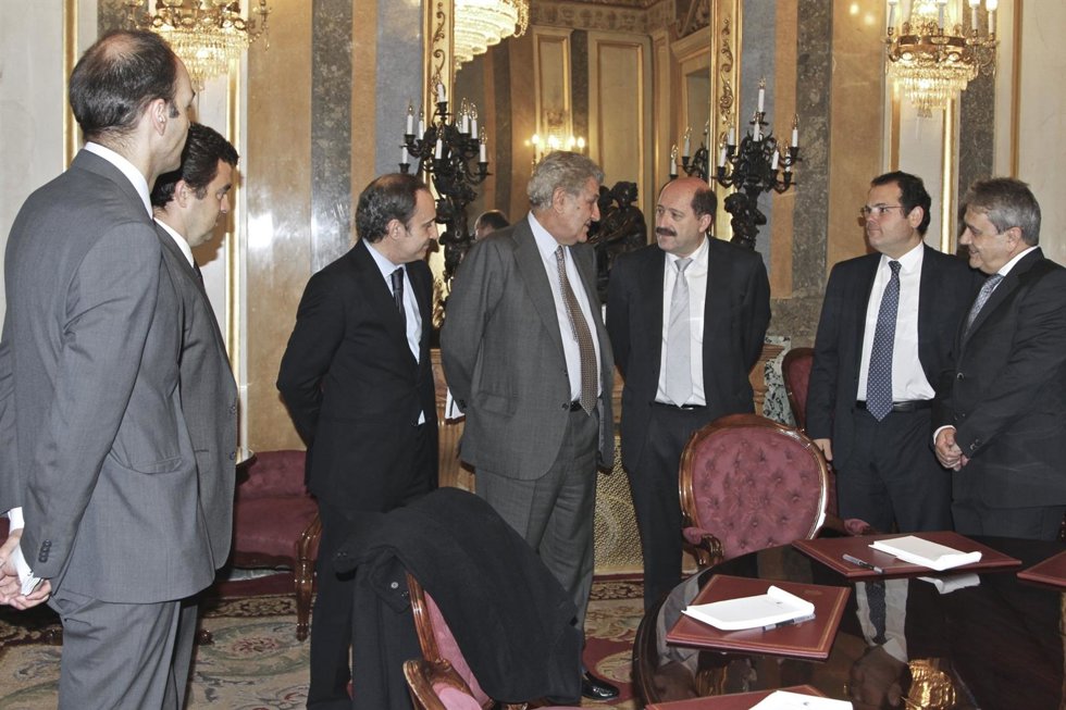 Reunión de Tecniberia y Jesús Posada en el Congreso