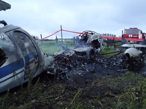 Accidente aéreo en Rusia/Siberia