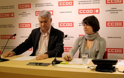 José Luis Gil y Sara Macías, CCOO