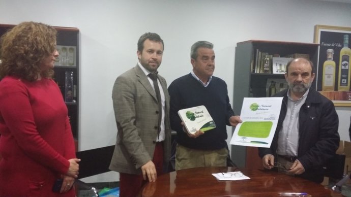 Entrega de la marca Parque Natural de Andalucía a Olivar de Segura