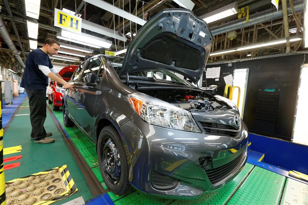 Producción del Yaris en Francia