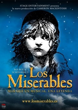 Cartel anunciador de la obra 'Los Miserables'.