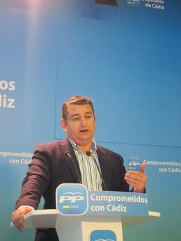 Antonio Sanz en rueda de prensa