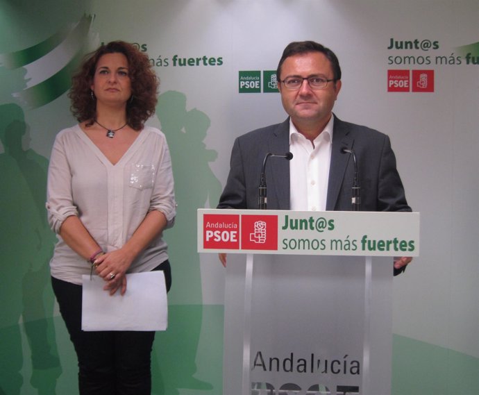 Pilar Serrano y Miguel Ángel Heredia, del PSOE