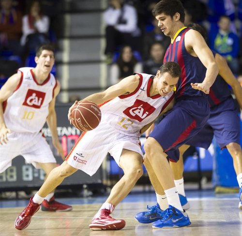 Llompart y Todorovic en el Barcelona - CAI Zaragoza