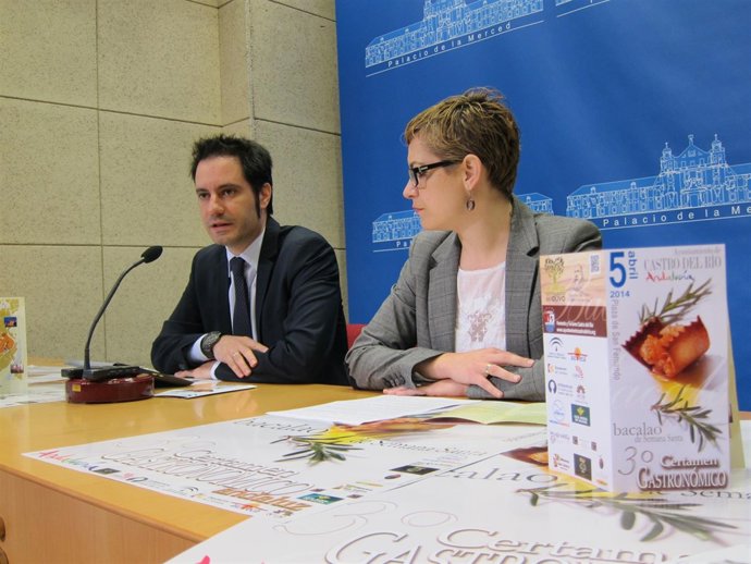 Julio Criado y Marisa Ruz en la presentación
