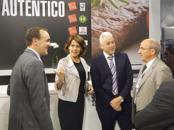 Yolanda Barcina en Alimentaria.