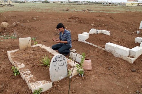 Muertos en Siria, cementerio