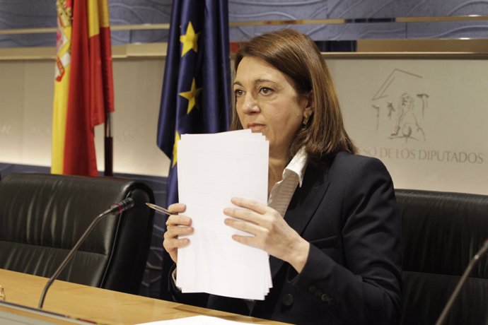 La portavoz del PSOE en el Congreso de los Diputados, Soraya Rodríguez