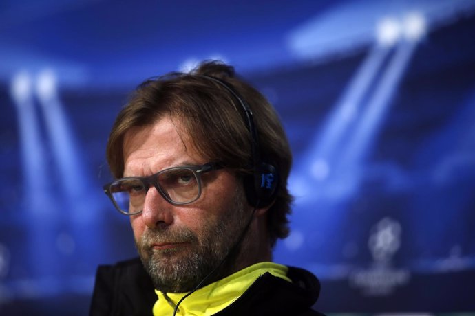 Jurgen Klopp, entrenador del Borussia Dortmund, en el Bernabéu