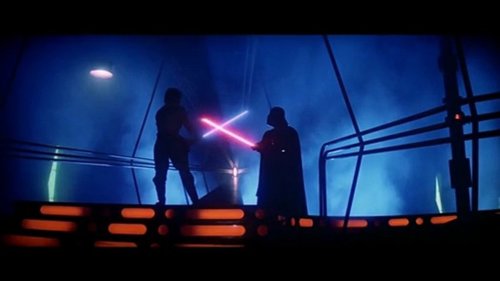 Escena de la saga Star Wars