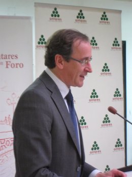 El portavoz del Grupo Popular en el Congreso de los Diputados, Alfonso Alonso