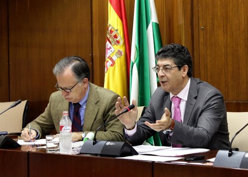 Diego Valderas,  hoy en comisión parlamentaria