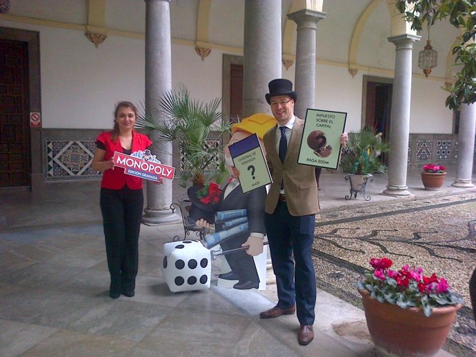 Presentación de la edición Granada del Monopoly