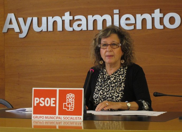 Concha Arribas, en la rueda de prensa