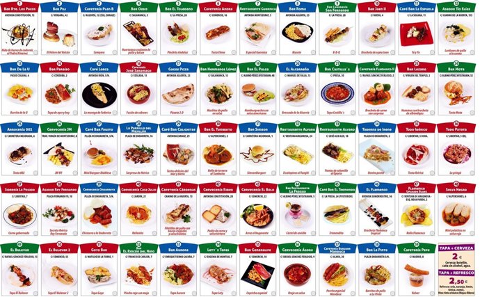 Tapas en San Fernando