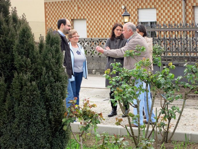 La alcaldesa en La Turbera 